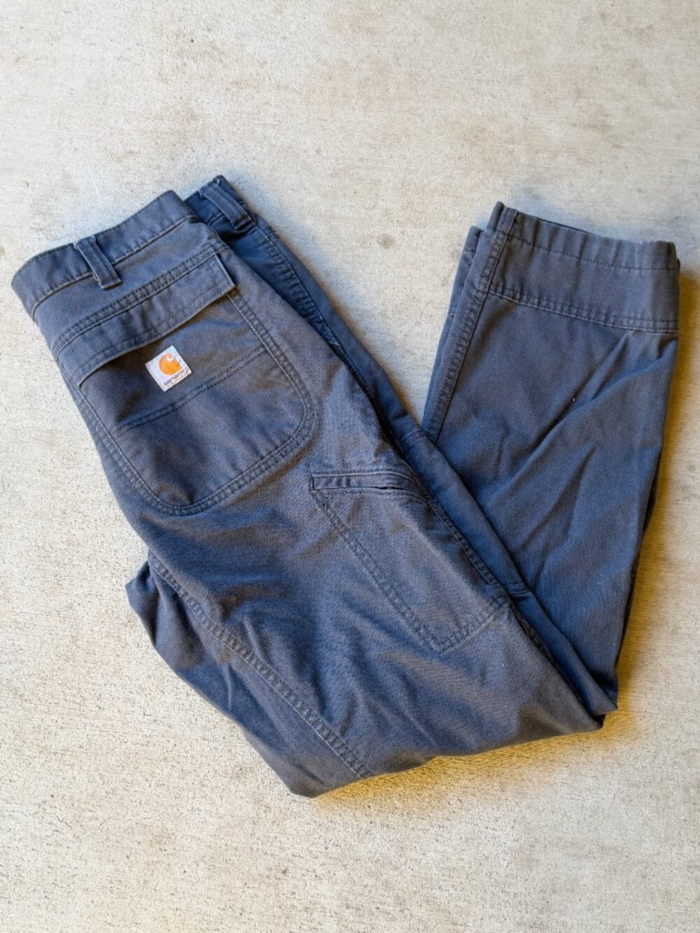 Carhartt Full Swing Cargo Pants Size 34x34, Steel Grey Relaxed Fit